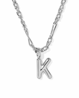 Kendra Scott Jewelry - Necklaces Bubble Letter K Silver Short Pendant