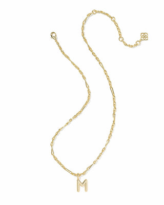 Kendra Scott Jewelry - Necklaces Bubble Letter M Gold Short Pendant