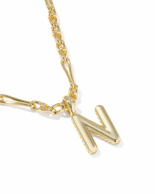 Kendra Scott Jewelry - Necklaces Bubble Letter N Gold Short Pendant
