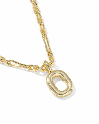 Kendra Scott Jewelry - Necklaces Bubble Letter O Gold Short Pendant