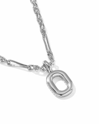 Kendra Scott Jewelry - Necklaces Bubble Letter O Silver Short Pendant