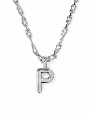Kendra Scott Jewelry - Necklaces Bubble Letter P Silver Short Pendant