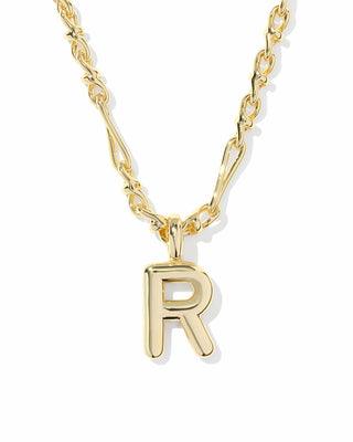Kendra Scott Jewelry - Necklaces Bubble Letter R Gold Short Pendant