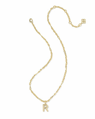 Kendra Scott Jewelry - Necklaces Bubble Letter R Gold Short Pendant