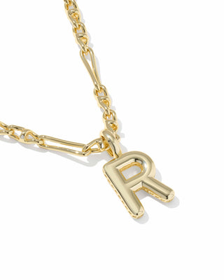 Kendra Scott Jewelry - Necklaces Bubble Letter R Gold Short Pendant