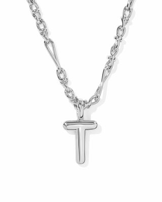 Kendra Scott Jewelry - Necklaces Bubble Letter T Silver Short Pendant