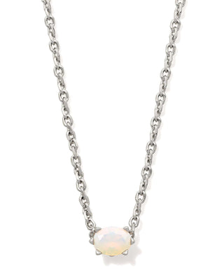Kendra Scott Jewelry - Necklaces Cailin Champagne Opal Crystal Pendant Necklace Silver