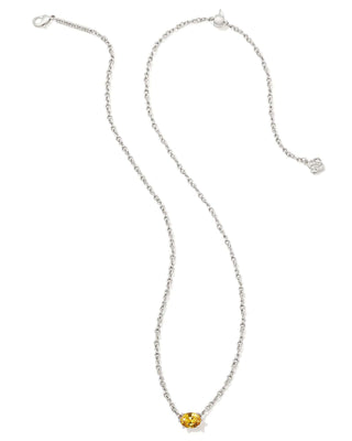 Kendra Scott Jewelry - Necklaces Cailin Golden Yellow Crystal Pendant Necklace Silver