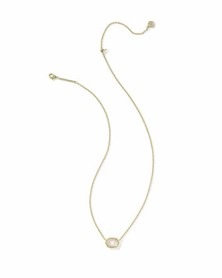 Kendra Scott Jewelry - Necklaces Daphne Gold Frame Short Pendant Necklace Ivory MOP