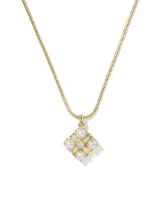 Kendra Scott Jewelry - Necklaces Dira Pearl Gold Short Pendant