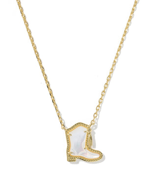 Kendra Scott Jewelry - Necklaces Drill Team Boot Gold Short Pendant