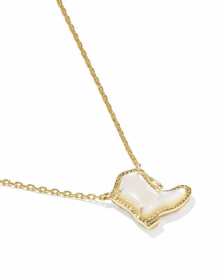 Kendra Scott Jewelry - Necklaces Drill Team Boot Gold Short Pendant