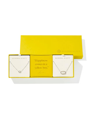 Kendra Scott Jewelry - Necklaces Elisa Gift Set of 2 Necklaces Silver Ivory MOP