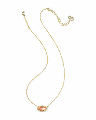 Kendra Scott Jewelry - Necklaces Elisa Gold Pendant Necklace Burnt Orange MOP