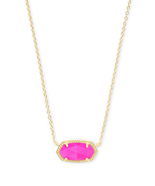 Kendra Scott Jewelry - Necklaces Elisa Gold Pendant Necklace Magenta