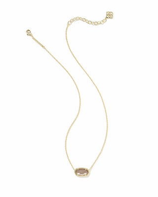 Kendra Scott Jewelry - Necklaces Elisa Gold Pendant Necklace Taupe MOP