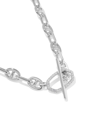 Kendra Scott Jewelry - Necklaces Elisa Toggle Silver Link & Chain Necklace