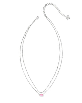 Kendra Scott Jewelry - Necklaces Emilie Silver Multi Strand Necklace Azalea Illusion