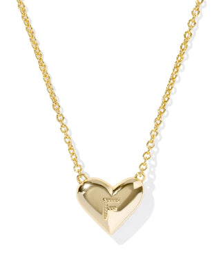Kendra Scott Jewelry - Necklaces Heart Letter F Gold Ivory MOP Short Pendant Necklace