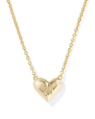 Kendra Scott Jewelry - Necklaces Heart Letter N Gold Ivory MOP Short Pendant Necklace