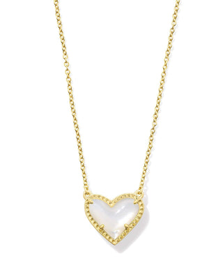 Kendra Scott Jewelry - Necklaces Ivory MOP Gold Ari Heart Necklace - New Colors