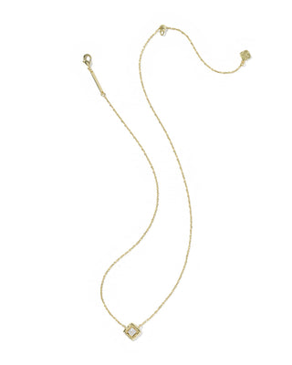 Kendra Scott Jewelry - Necklaces Mallory Crystal Gold Short Pendant Necklace