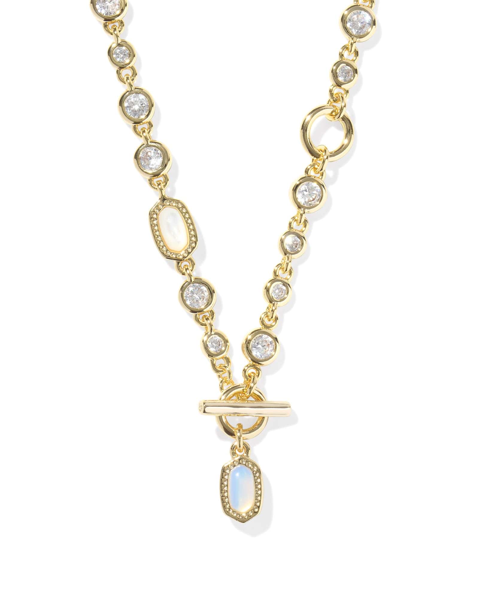 Kendra Scott Jewelry - Necklaces Mini Elisa & Abbie Gold Strand Necklace White Mix