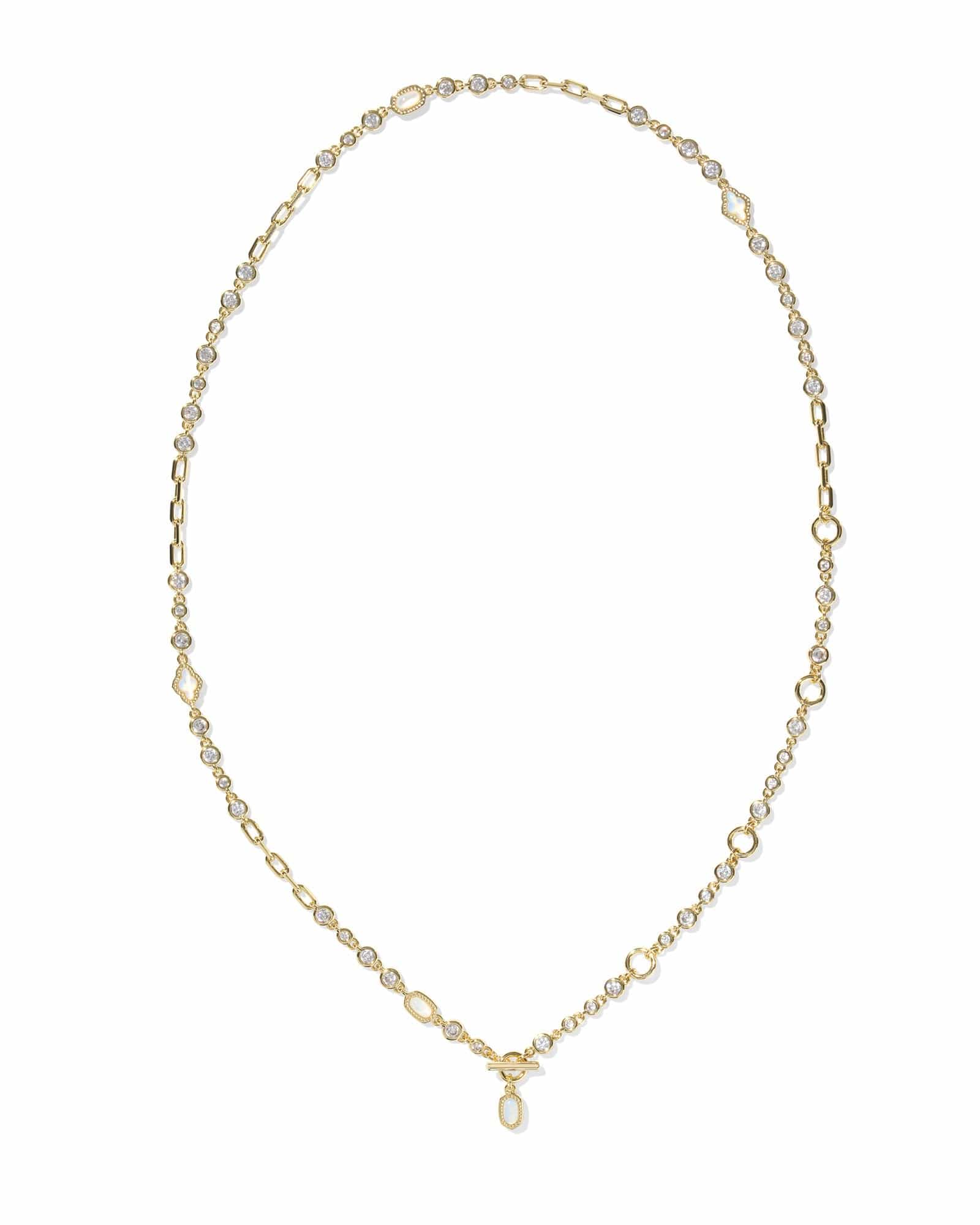 Kendra Scott Jewelry - Necklaces Mini Elisa & Abbie Gold Strand Necklace White Mix