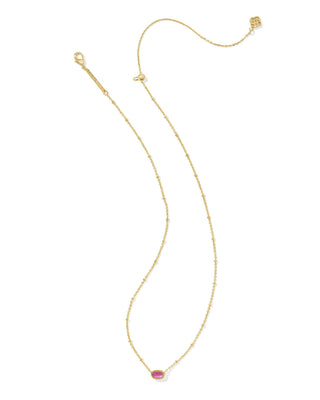 Kendra Scott Jewelry - Necklaces Mini Elisa Gold Satellite Short Pendant Necklace Azalea Illusion