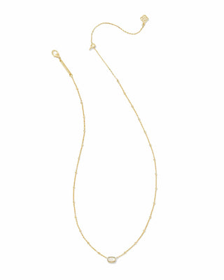 Kendra Scott Jewelry - Necklaces Mini Elisa Gold Satellite Short Pendant Necklace Ivory MOP