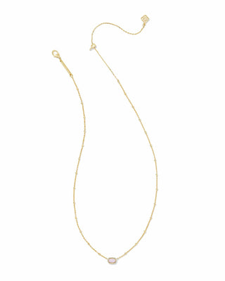 Kendra Scott Jewelry - Necklaces Mini Elisa Gold Satellite Short Pendant Necklace Pink Opalite Crystal