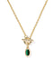 Kendra Scott Jewelry - Necklaces Mini Elisa Gold Toggle Short Pendant Necklace Green Tigers Eye