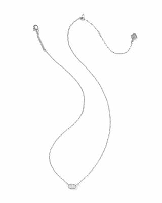 Kendra Scott Jewelry - Necklaces Mini Elisa Luxe Silver Short Pendant Necklace