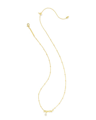 Kendra Scott Jewelry - Necklaces Mom Gold Crystal Short Pendant Necklace
