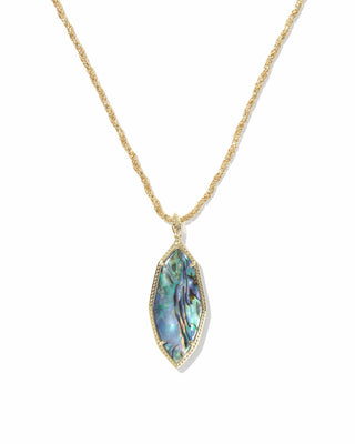 Kendra Scott Jewelry - Necklaces Ophelia Gold Large Long Pendant Abalone Shell