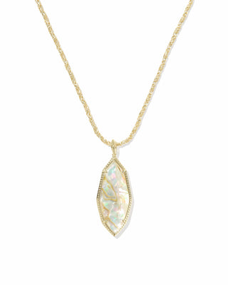 Kendra Scott Jewelry - Necklaces Ophelia Gold Large Long Pendant Iridescent Abalone