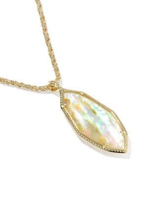 Kendra Scott Jewelry - Necklaces Ophelia Gold Large Long Pendant Iridescent Abalone