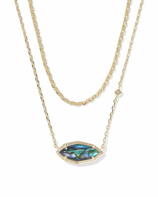 Kendra Scott Jewelry - Necklaces Ophelia Gold Multi Strand Necklace Abalone Shell