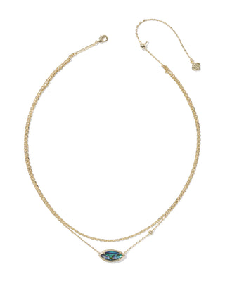 Kendra Scott Jewelry - Necklaces Ophelia Gold Multi Strand Necklace Abalone Shell