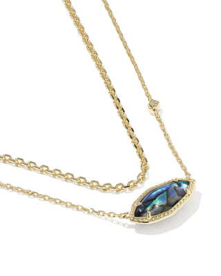 Kendra Scott Jewelry - Necklaces Ophelia Gold Multi Strand Necklace Abalone Shell