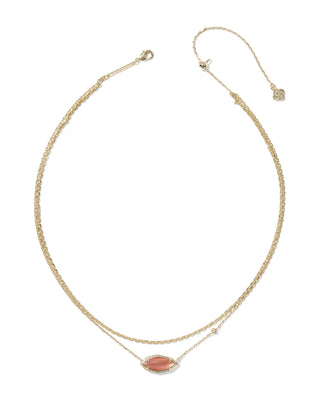 Kendra Scott Jewelry - Necklaces Ophelia Gold Multi Strand Necklace Burnt Orange