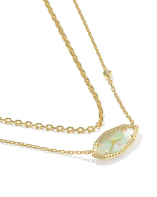 Kendra Scott Jewelry - Necklaces Ophelia Gold Multi Strand Necklace Iridescent Abalone