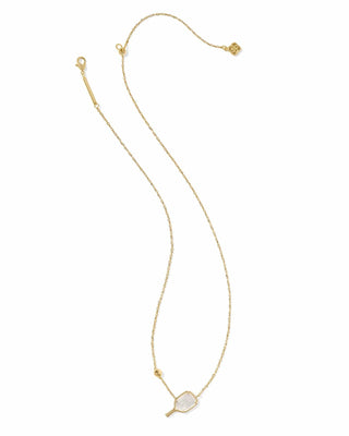 Kendra Scott Jewelry - Necklaces Pickleball Gold Short Pendant Necklace Ivory MOP