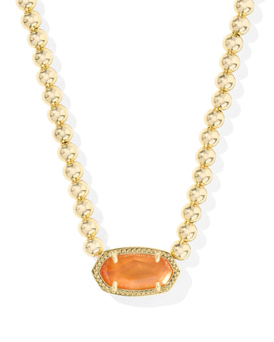 Kendra Scott Jewelry - Necklaces Sale Elisa Gold Papaya Mother of Pearl Beaded Necklace