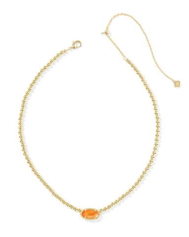 Kendra Scott Jewelry - Necklaces Sale Elisa Gold Papaya Mother of Pearl Beaded Necklace