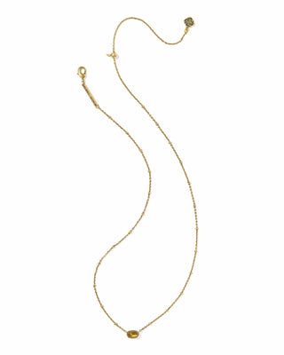 Kendra Scott Jewelry - Necklaces Sale Mini Elisa Vintage Gold Satellite Short Necklace Marbled Amber Illusion