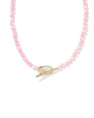 Kendra Scott Jewelry - Necklaces Sale Sylvia Gold Pink Chalcedony Strand Necklace