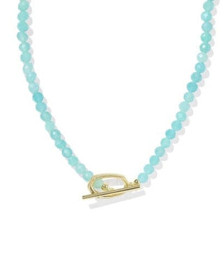Kendra Scott Jewelry - Necklaces Sale Sylvia Gold Teal Amazonite Strand Necklace