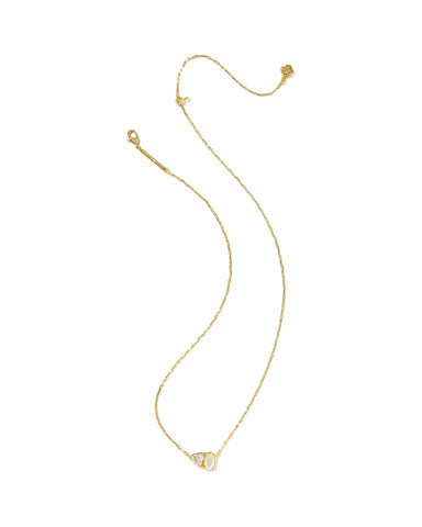 Kendra Scott Jewelry - Necklaces Tatum Gold Short Pendant Necklace Neutral Mix