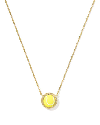 Kendra Scott Jewelry - Necklaces Tennis Gold Short Pendant Necklace Chartreuse Magnesite